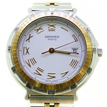 賀成交【英皇精品集團 】HERMES 愛馬仕 黑白撞色 對錶 歷史價格詳細信息