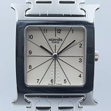 愛馬仕  HERMES  經典款  女錶 ，【TANDEM】系列 ，  H型     原廠盒裝 ，功能正常  保證真品  超級特價便宜賣 歷史價格詳細信息