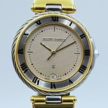 【發條盒子H3490】CHARRIOL 夏利豪 金面鍍金 不銹鋼鋼索 石英中型錶款 經典首選 歷史價格詳細信息