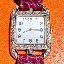 Hermes 愛馬仕 Cape Cod錨鍊圖案豬鼻女仕腕錶(紫藤/31mm) 歷史價格詳細信息