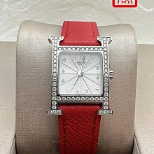 『昱閣』HERMES愛馬仕正品HH1.230小H-our原鑲鑽框圈鏈帶石英女錶 ( 二手市場稀有釋出 ) 歷史價格詳細信息