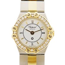 真品蕭邦鑽錶二手36顆原廠鑽有保證書上載明 歷史價格詳細信息