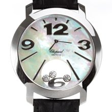 Chopard 蕭邦18K黃金女用原鑲快樂鑽錶 歷史價格詳細信息