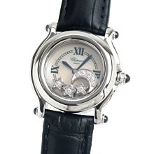 真品蕭邦鑽錶二手36顆原廠鑽有保證書上載明 歷史價格詳細信息