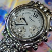 真品蕭邦鑽錶二手36顆原廠鑽有保證書上載明 歷史價格詳細信息