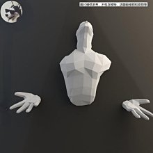 下殺-【贈送製作工具】3D紙模型 1.3米長大鯊魚 幾何摺紙3D立體紙模型 DIY手工創意擺件 3D手工紙模型  壁掛牆 歷史價格詳細信息