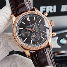百麗Aquanaut5164兩地時間腕表手表帥氣商務型男腕表送禮時尚個性腕表防水休閑 歷史價格詳細信息
