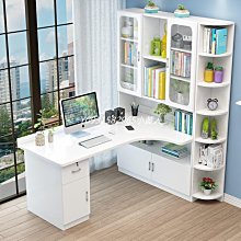 實木電腦桌帶書架書櫃組合臺式家用寫字桌書桌松木兒童學習桌 歷史價格詳細信息