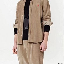 ╭☆包媽子店☆Ami Paris De Coeur Logo 法式長袖燈芯絨男款襯衫((2色)) 價格比較,價格查詢,歷史價格詳細信息