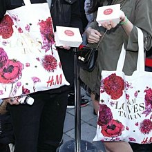限量絕版全新品-H&M XIMEN 西門亞洲旗艦店開幕限量帆布包托特包 歷史價格詳細信息