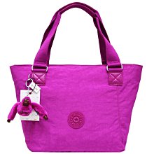 唯美主義~Kipling Art 圓標尼龍肩背旅行包-淺褐色 歷史價格詳細信息