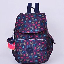『猴子包』Kipling 深海藍宇宙印花拉鍊掀蓋後背包-CITY PACK S 歷史價格詳細信息