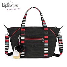 Kipling K13848 猴子包 黑白拼接 彩標 可變形輕量肩背手提斜背多用包 限時優惠 歷史價格詳細信息