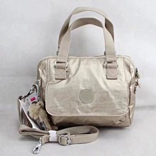 KIPLING 金色亮澤波紋雙層腰包/斜背兩用包 歷史價格詳細信息