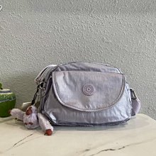 Kipling 猴子包 金屬紫 K23547 休閒 雙拉鍊款 輕量輕便 輕薄款 斜背肩背包 旅遊-雙喜生活館 歷史價格詳細信息