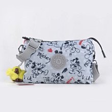 Kipling 猴子包 灰底音階印花 K15410 可變形 輕量肩背 手提 斜背多用包款 小號 限時優惠 防水 數量有限 歷史價格詳細信息