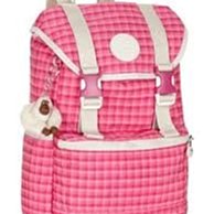 Kipling 清新黑點綴星星印花多口袋拉鍊後背包-MATTA 歷史價格詳細信息