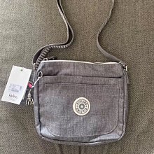Kipling 質感迷霧灰雙拉鍊前袋肩背包-IZELLAH 歷史價格詳細信息