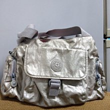 KIPLING 金色亮澤波紋雙層腰包/斜背兩用包 歷史價格詳細信息