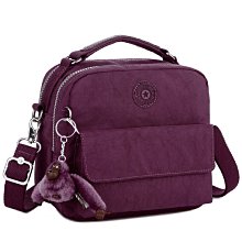 Kipling 猴子包 紫底拼色 電腦包 旅行 登山 多用拉鍊款輕量雙肩後背包 中款  防水-雙喜生活館 歷史價格詳細信息