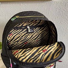 【熱賣精選】kipling包吉普林包 休閒包 潮流女款雙肩背包 帆布藍底白花朵書包 後背包 歷史價格詳細信息