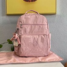 Kipling 猴子包 K14169 玫瑰金 輕量雙肩後背包 電腦包 媽媽包 多夾層 大容量 休閒 輕便 大號 防水 旅行出遊 附尿布墊 限時優惠 歷史價格詳細信息