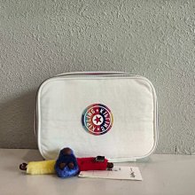 Kipling K09405 金屬深紅拼色 猴子包 防水輕量輕便簡約拉鍊款夾層 收納包 化妝包 限時優惠 歷史價格詳細信息