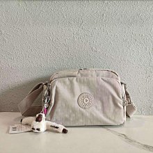 Kipling『千層包』水色淺蔥藍單肩隨身斜背包-RIRI 歷史價格詳細信息