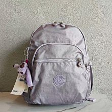Kipling BP3872 K15210 水泥灰 猴子包 拉鍊夾層輕量雙肩後背包 防水 中款 限時優惠 歷史價格詳細信息