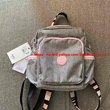Kipling 猴子包 灰色粉彩 K2050/04472  休閒 斜背肩背側背手提後背多用小款包-雙喜生活館 歷史價格詳細信息