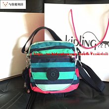 Kipling 猴子包 K20268 黃底竹葉 拉鍊款輕量斜背肩背包 輕便 防水-雙喜生活館 歷史價格詳細信息