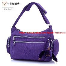 Kipling 猴子包  K132127 斑馬紋 多夾層拉鍊款輕量斜背包肩背包 大容量 旅遊 防水-雙喜生活館 歷史價格詳細信息