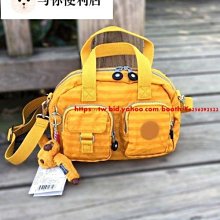 Kipling 猴子包 日落黃 中款 附掛繩輕便三夾層拉鍊 輕量錢包 零錢包 鑰匙包 收納包 手拿包防水-雙喜生活館 歷史價格詳細信息