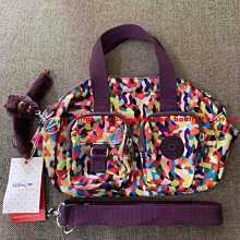 Kipling 猴子包 K14259 日落黃 小號 多夾層拉鍊款輕量手提肩背斜背包  另有大號 防水-雙喜生活館 歷史價格詳細信息