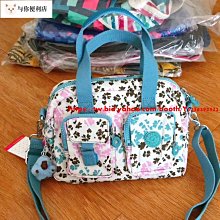 Kipling 淡粉藍佐個性紅經典實用後背包-SONNIE 歷史價格詳細信息