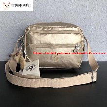 Kipling 猴子包 K15289 深藍彩虹背帶 斜背 肩背 保溫袋餐包  防水 限量-雙喜生活館 歷史價格詳細信息