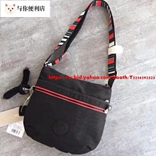 Kipling 猴子包 K19941 牛仔藍 多夾層拉鍊款輕量斜背包肩背包 大容量 旅遊 防水-雙喜生活館 歷史價格詳細信息