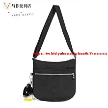 Kipling 黑色尼龍布材質素面多夾層肩背/斜背兩用包  #  HB7678 歷史價格詳細信息