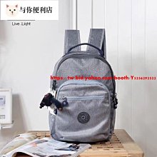 Kipling 猴子包 牛仔藍灰 K12147  掀蓋拉鏈輕量雙肩後背包 旅行 中大號 防水 限時優惠 歷史價格詳細信息