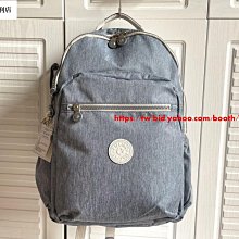 Kipling 猴子包 K21305 粉藍波浪 拉鍊款輕量雙肩後背包 大款 限時優惠 防水 歷史價格詳細信息
