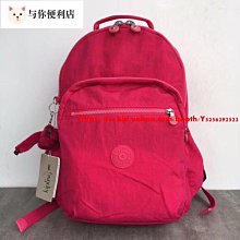Kipling 猴子包 K21305 焰紅色 拉鍊款輕量雙肩後背包 大款 限時優惠 防水 歷史價格詳細信息