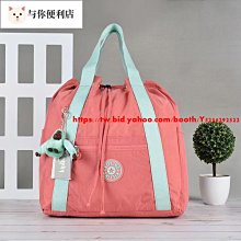 Kipling『千層包』水色淺蔥藍單肩隨身斜背包-RIRI 歷史價格詳細信息