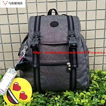 Kipling 猴子包 灰色 中款 附掛繩輕便三夾層拉鍊 輕量錢包 零錢包 鑰匙包 收納包 手拿包 防水-雙喜生活館 歷史價格詳細信息