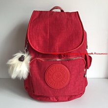 Kipling 猴子包 質感紅色 加厚材質 輕量雙肩後背包 多夾層 旅行 日常 中小號 防水 限時優惠 歷史價格詳細信息