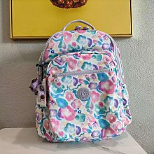 Kipling 水彩風印花多夾層拉鍊收納包-GITROY 歷史價格詳細信息