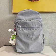 Kipling 猴子包 K21305 灰色拼彩虹 拉鍊款 輕量 雙肩後背包 兩旁可收納 預購 歷史價格詳細信息