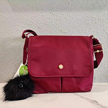 Kipling 質感迷霧灰雙拉鍊前袋肩背包-IZELLAH 歷史價格詳細信息