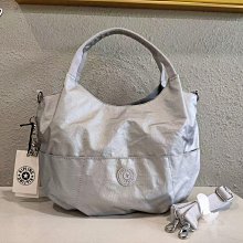 Kipling『千層包』水色淺蔥藍單肩隨身斜背包-RIRI 歷史價格詳細信息