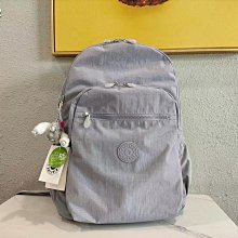 Kipling 猴子包 K21305 灰色拼彩虹 拉鍊款 輕量 雙肩後背包 兩旁可收納 預購 歷史價格詳細信息