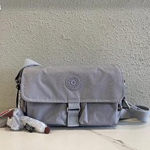 Kipling 輕灰蘇格蘭紋掀蓋前袋手機包-DALYA 歷史價格詳細信息